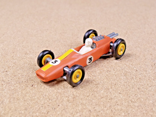OLD VINTAGE LESNEY MATCHBOX # 19 LOTUS RACING CAR ORANGE - Picture 5 of 11