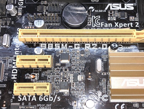 ASUS B85M-G R2.0 mATX Motherboard | Core i5-4590 @3.3GHz | 16GB RAM | I/O Shield - Bild 3 von 5