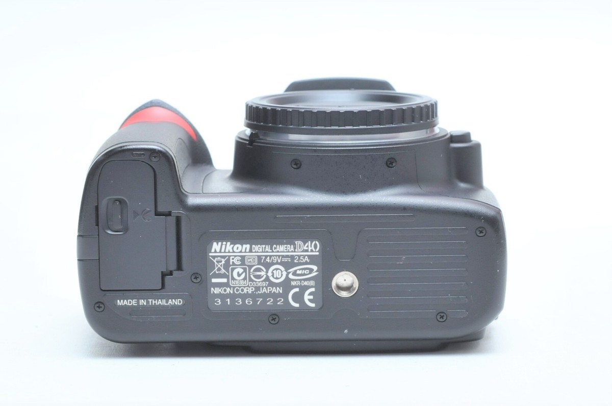【美品】シャッター回数3500回 Nikon D40 ブラック バッグ付き Nikon D40 6.1MP Digital SLR Camera Body 3136722 | eBay