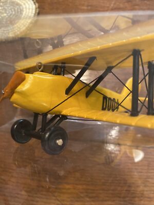 Airplane Keepsake Yellow Authentic Models NEW IN BOX | eBay