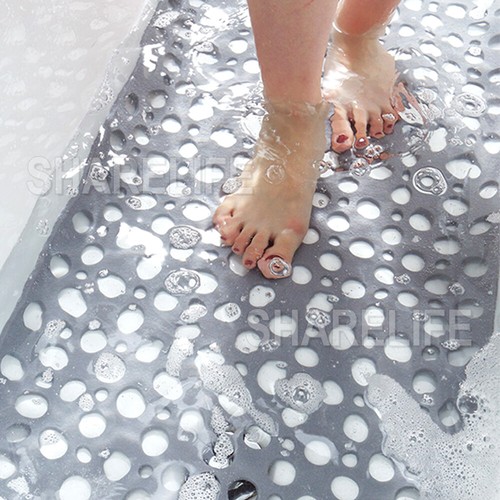 Bath Shower Mat Non-Slip Shower Mat Bathtub Mats TPE Sucker Bathroom Mats - Picture 6 of 19