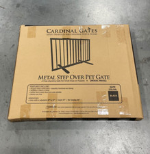 Safety Gate Black MSOG Metal Step Over Cardinal Gates Scratch and Dent
