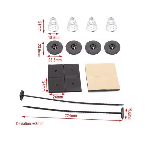 NEW ELECTRIC FAN TIE BELT CLIPS BRACKET MOUNTING KIT RADIATOR RADIATOR C0V6 - Picture 12 of 12