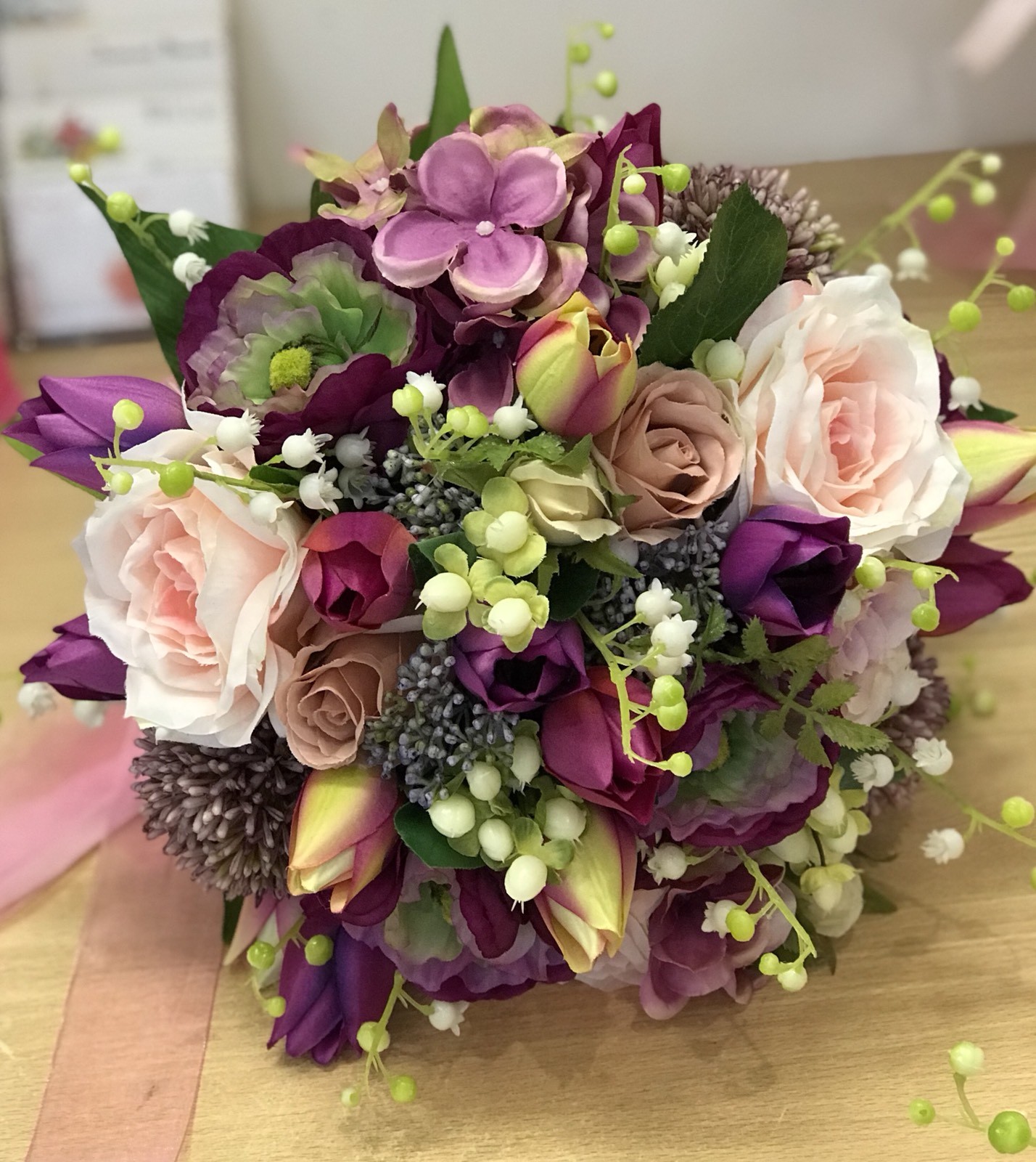 Artificiali Bouquet Nozze, Sposa, abiti da sposa, sposa, sposa, rosa blush rosa & Tulipani Display, Posy 60cca9 Artificiali Bouquet Nozze, Sposa, abiti da sposa, sposa, sposa, rosa blush rosa & Tulipani Display, Posy 60cca9