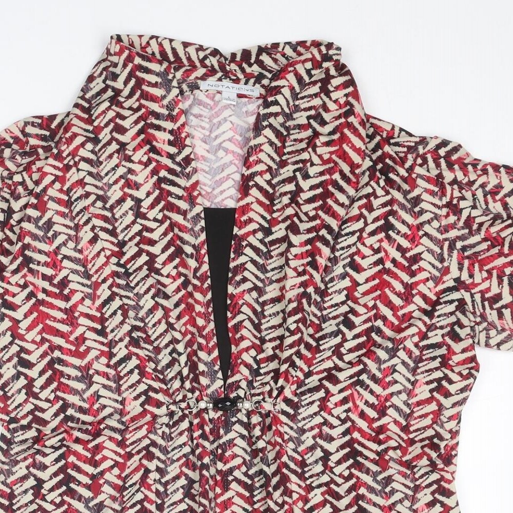 Notations Womens Polyester Blend Blouse Size L - image 3