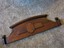 ornate eastlake burl walnut? furniture pediment victorian window valance crest