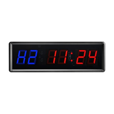 1.5 Inch 6-Digit Gym Timer Clock Interval Timer for Gym Home Interval Training