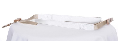 Olympus White Leather Shoulder Strap - Picture 2 of 4