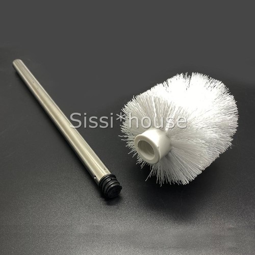 10x brush head +3* Rod Toilet spare brush stainless steel toilet brush spare Set - Picture 4 of 10