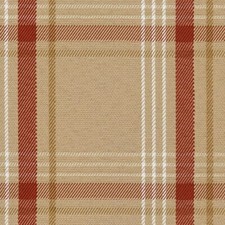 Beige Tan GTI Plaid Car Upholstery Fabric - VW Golf MK7- 3mm Foam - 59" - 150cm