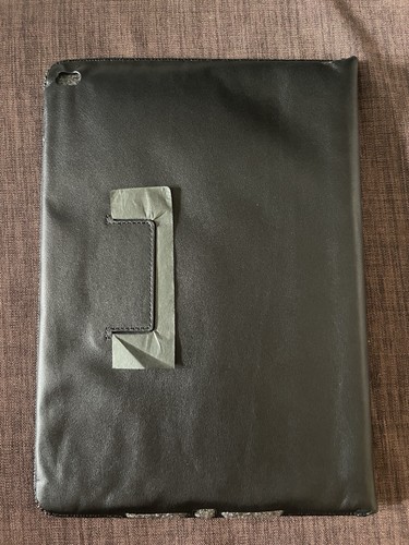 KAVAJ iPad Air 2 Berlin Echtledertasche Schwarz mit Stand und wake up funktion - Bild 2 von 9