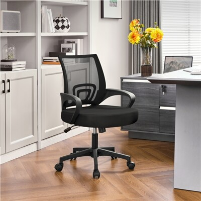 #ad Office Computer Desk Executive Chair Task Swivel Mesh Chair Adjustable Height $39.99