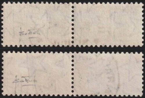 Italia Repubblica 1955 Pacchi in Concessione Filigr Stelle n. 9 + 12 Certificato - Foto 3 di 5
