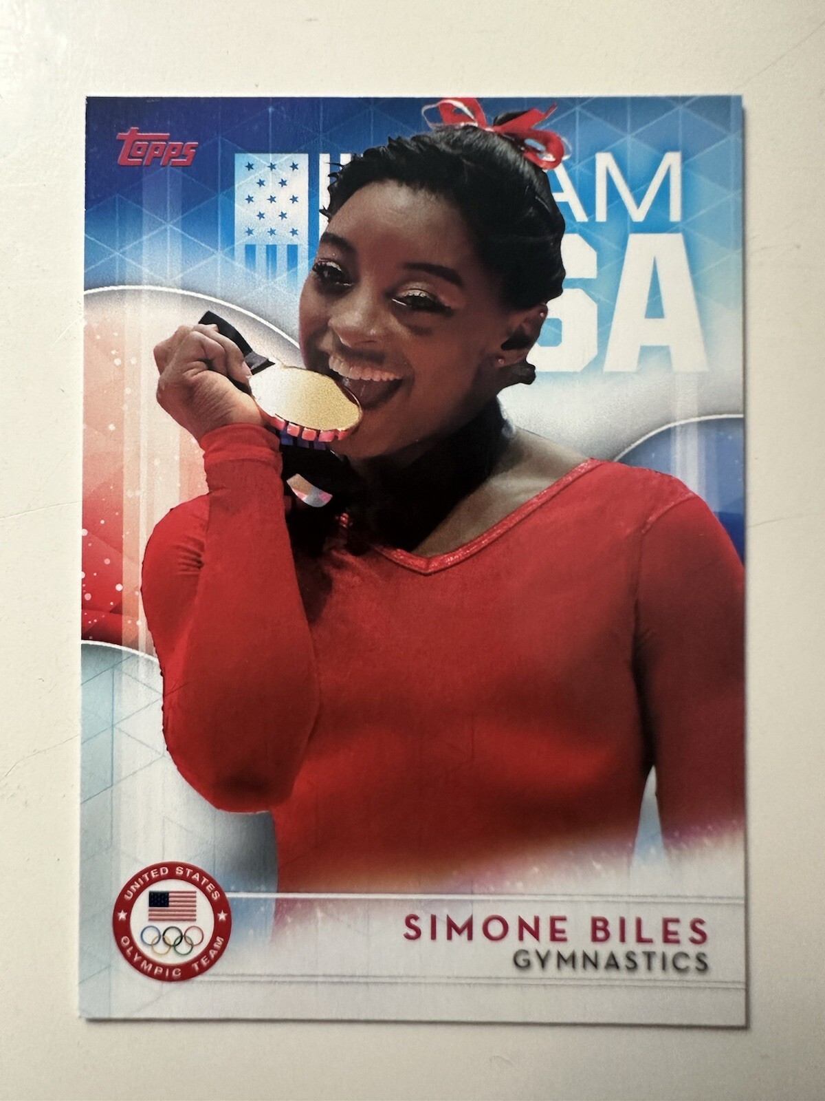 2016 Topps U.S. Olympic & Paralympic- #38 Simone Biles Rookie Card