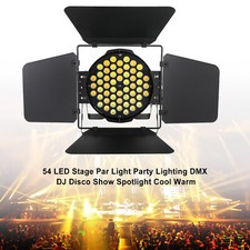 54LED Stage Par Light Party Lighting DMX DJ Disco Show Spotlight Cool Warm