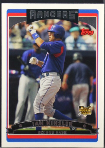 Juego de fábrica Topps 2006 concurso novato del año #NNO Ian Kinsler Texas Rangers