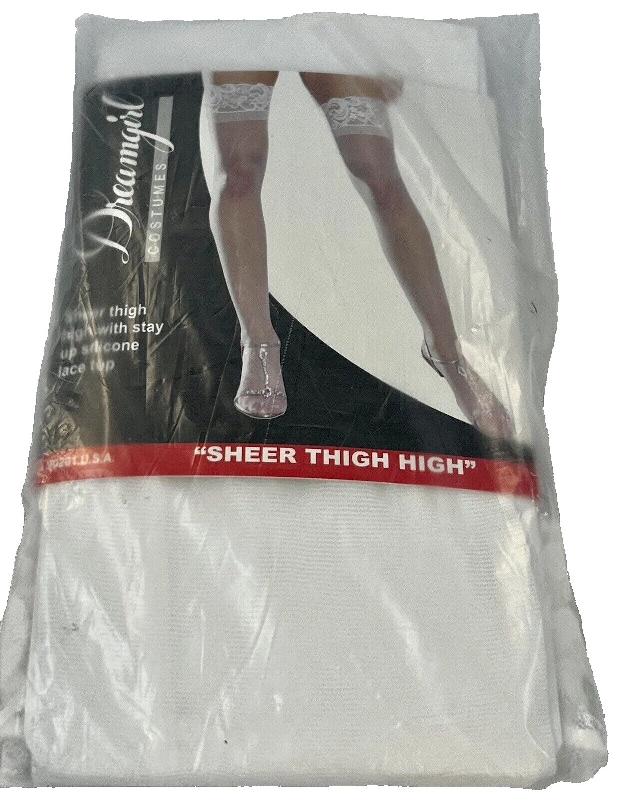 Белые чулки и туфельки для женщин Dreamgirl