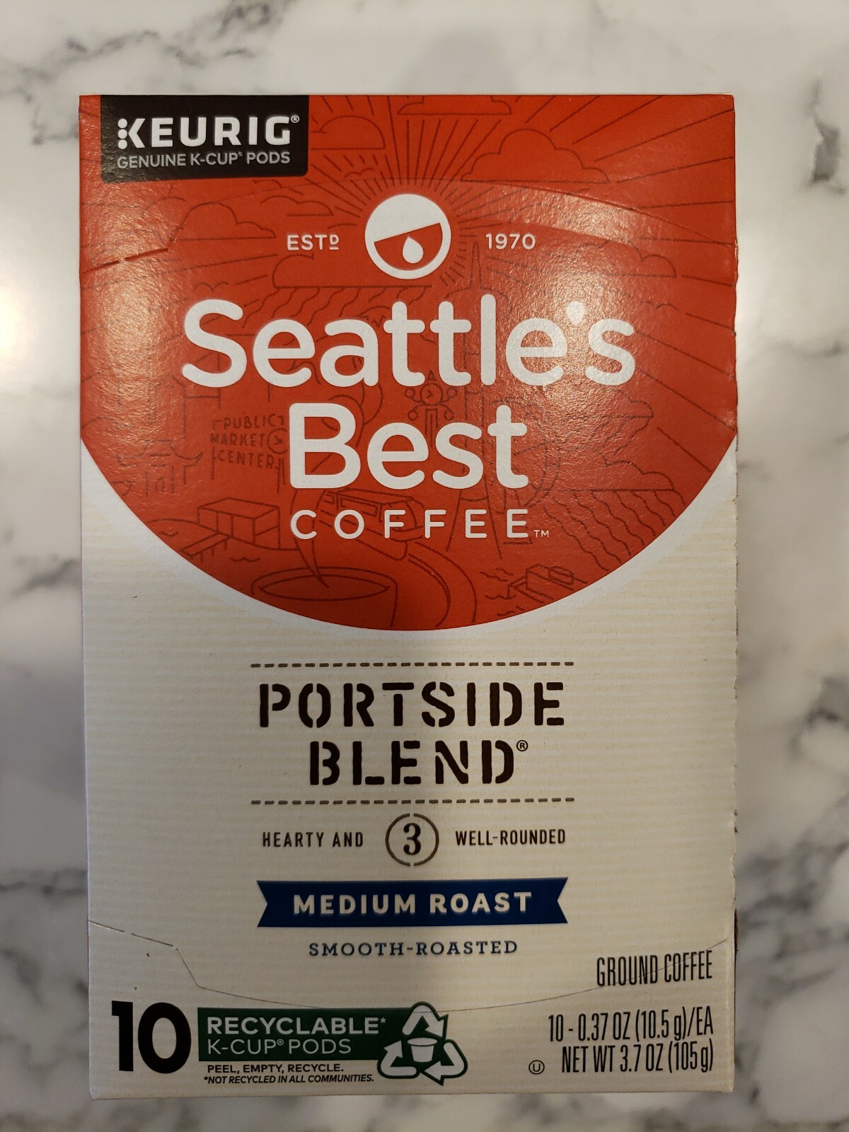 Seattle's Best Coffee Portside Blend Keurig K Cup Cups Seattles 3.7 oz