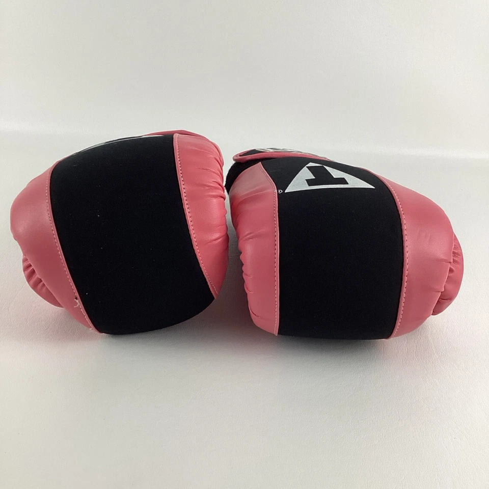 Guantes forzados en gel de boxeo Title talla mediana equipo deportivo atlético rosa Foto 4 de 4