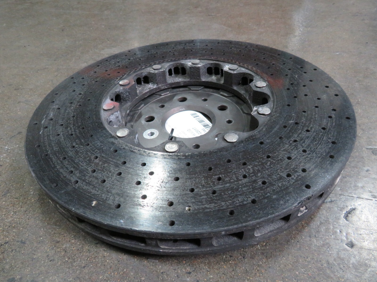 Ferrari 458 Italia, Spider, Front CCM Carbon Brake Rotor, Used, P/N 304562