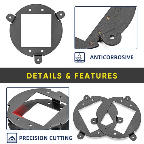 For Can-Am Outlander LED Headlight Conversion Light Pods Flush Mount Bracket Kit - Picture 4 of 14