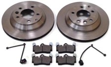 AUDI Q7 3.0 TDi QUATTRO & S LINE POSTERIORE 2 DISCHI FRENO E PASTIGLIE E SENSORI (330mm)