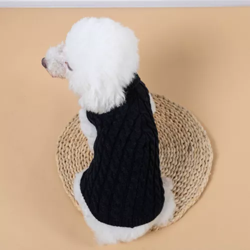 Winter Knitted Puppy Dog Jumper Sweater Pet Knit Clothes For Small Dogs Dog Coat - Picture 6 of 26