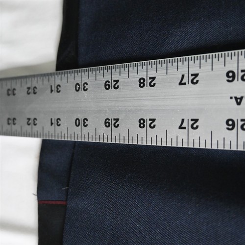 Vtg Stafford 40R Navy Blue Double Breasted Blazer Sport Coat Suit Jacket - Picture 11 of 12
