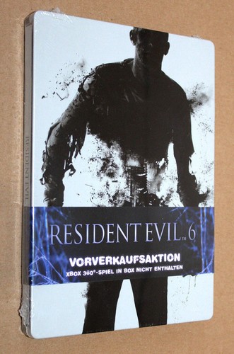 RÉSIDENT EVIL 6 STEELBOOK + JEU XBOX 360 FRANÇAIS COMPLET