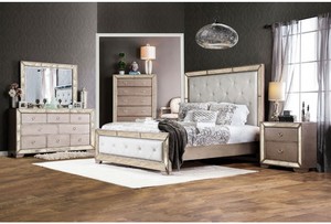 Luxury Queen Size Bed Dresser Mirror Night Stand Bedroom Furniture Image Is Loading Luxury Queen Size Bed Dresser Mirror Night Stand