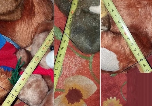 3 peluches: marmotte ours ourson - fizzy et le club roda - 13, 13 et - Photo 4/7