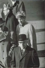 1958 Press Photo A group of men wearing hats - afa49600