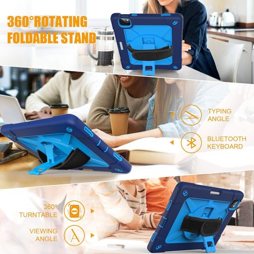 Funda protectora resistente con soporte bandolera con soporte de goma para iPad Air 4ta generación 10.9 2020 - Imagen 56 de 78