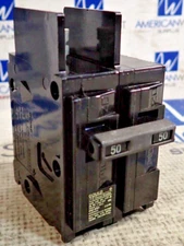 Gould ITE BQ2B050 50 Amp 120/240 VAC 2 Pole Type BQ Bolt-On Breaker