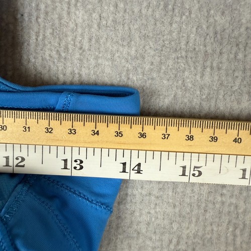 Lululemon Top Womens 8 Blue Rest Less Tank Built In Sports Bra 2 In 1 Activewear - Picture 5 of 6