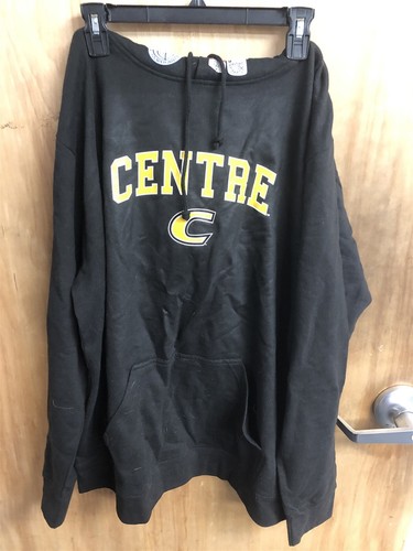 W Republic NCAA Centre College Colonels Campus Hoodie T-Shirt - Black 2xl