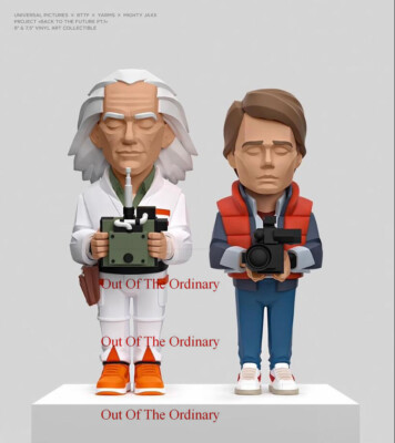 MIGHTY JAXX Back To The Future YARMS Figure Limited Model Collection Fashion 