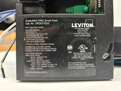 Leviton GreenMAX® DRC DRD07-ED0, Smart Pack, LED Controller (no box)