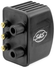 S&S Cycle 3 Ohm High-Output Single Fire Ignition Coil for Harley Davidson 551571