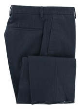 Incotex Dark Blue Solid Pants - Slim - IN303781810 