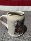 German Stoneware Beer Mug Stein Tankard, Pronghorn Antelopes — photo 3