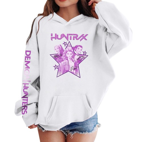 Bauxhie Demon Hunters Merch Hoodie Rumi Costume Cosplay Sweatshirt for Girls - Bild 5 von 14