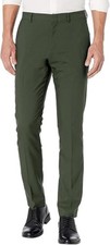 Perry Ellis Mens Skinny Fit Tech Dress Pants Deep Depths Size 32W X 32L NWT