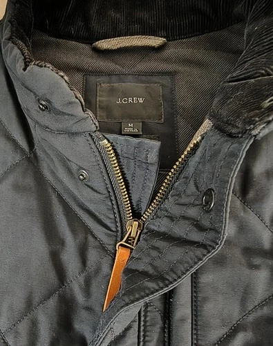 J. Crew Men’s Blue Sussex Quilted Jacket with PrimaLoft - Size Medium - product listing photo