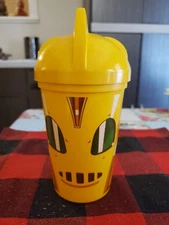 Vintage 1991 Disney Pizza Hut The Rocketeer Movie Promo Plastic Cup Tumbler