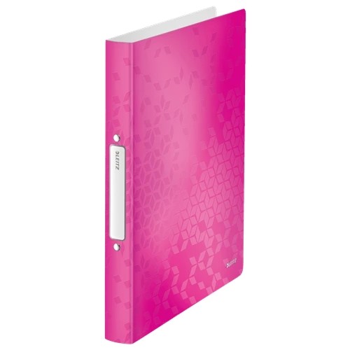 Leitz WOW Ring Binder Pink 42570023