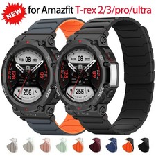 For Huami Amazfit T-Rex 3/2 /T-Rex /Pro/Ultra Sport Magnetic Silicone Strap Band