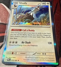Carta rara Pokémon TCG Silvally Holo 070/084 ME05: nero pece