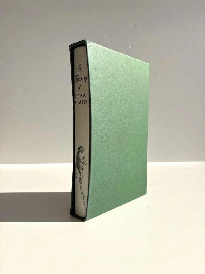 A Treasury of Mark Twain Folio Society 1999 (2010 printing) Slipcase Illustrated Foto 2 de 4