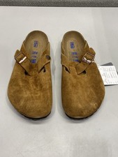 Birkenstock Boston Softbed Clogs Unisex Size M6 W8 Mink Suede Casual Slip On